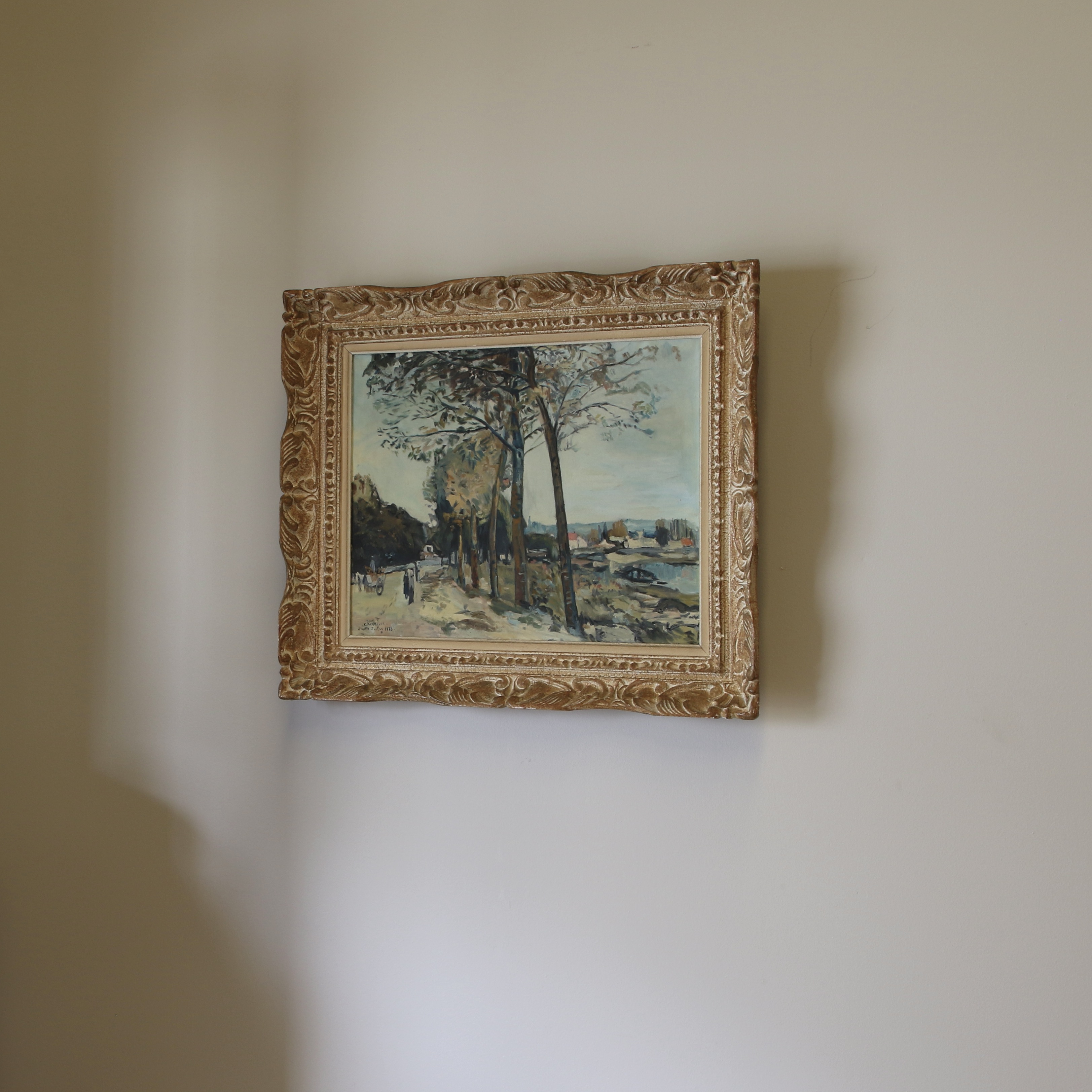 Study of Alfred Sisley's La Seine a Marly